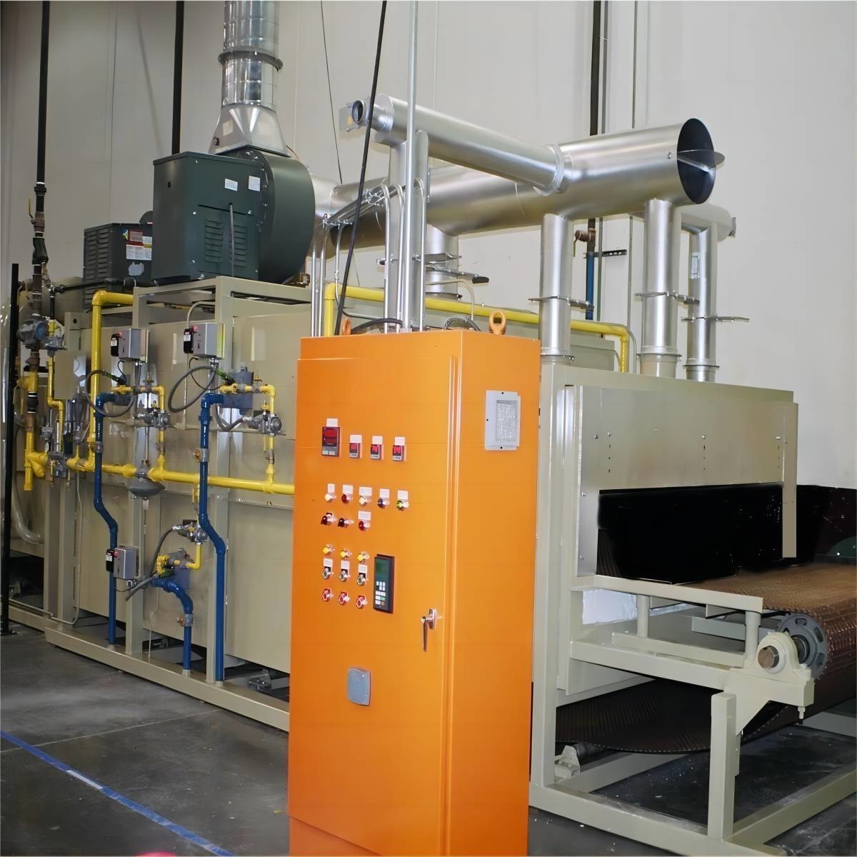 Industrial Continuous Mesh Belt Atmosphere Furnace And Kiln Systems For
