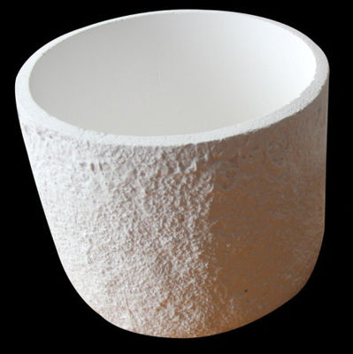 Crogiolo grezzo dell'allumina di elevata purezza della mobilia del forno ISO9001 per la sinterizzazione della ceramica dell'allumina usata sulla fornace industriale