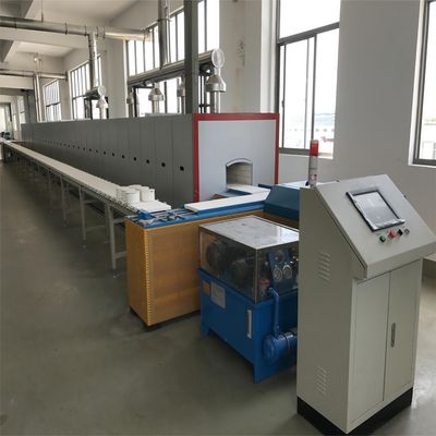 Estufa contínua automática da aglomeração do empurrador do gás da aglomeração personalizada para ITO Target Powder