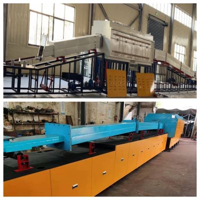 Superfície do produto metálico Cinturão de malha brilhante Forno de tratamento térmico Forno de cinto contínuo